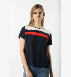 Снимка на T-shirt - TOMMY HILFIGER JOSIE TOP SS blue
