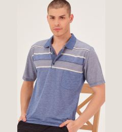 Снимка на T0721 DEWBBERY MEN'S T-SHIRT-BLUE