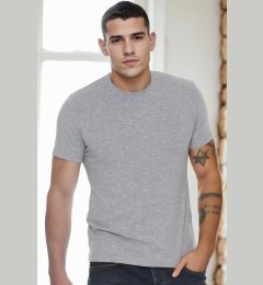 Снимка на T8569 DEWBERRY BICYCLE COLLAR MEN'S T-SHIRT-GREY-2