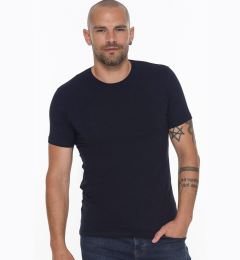 Снимка на T8569 DEWBERRY BICYCLE COLLAR MEN'S T-SHIRT-LIGHT NAVY BLUE