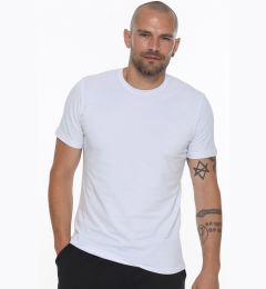 Снимка на T8569 DEWBERRY BICYCLE COLLAR MEN'S T-SHIRT-WHITE