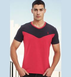 Снимка на T8591 DEWBERRY MENS T-SHIRT-DARK BURGUNDY