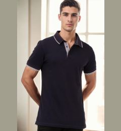 Снимка на T9579 DEWBERRY MEN'S T-SHIRT-NAVY BLUE