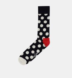 Снимка на Tmavě modré ponožky s bílými puntíky Happy Socks Big Dots