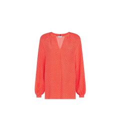 Снимка на Tommy Hilfiger Blouse - ALYA V-NECK LS BLOUSE orange