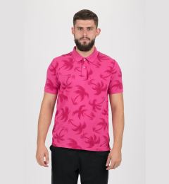 Снимка на Tommy Hilfiger Polo shirt - ALLOVER PALM GMD SLIM POLO pink