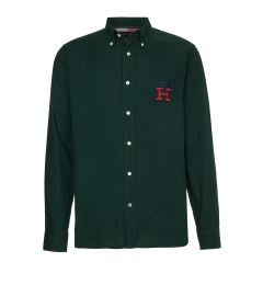 Снимка на Tommy Hilfiger Shirt - CASHMERE TOUCH MONOGRAM RF SHIRT green