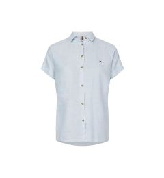 Снимка на Tommy Hilfiger Shirt - LINEN RELAXED SHIRT SS blue