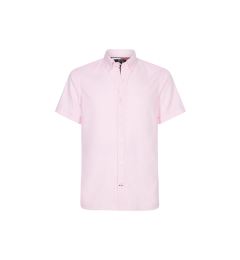 Снимка на Tommy Hilfiger Shirt - SLIM FLEX CO/LI DOBBY SHIRT S/S pink