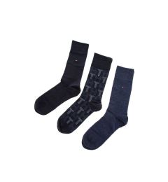 Снимка на Tommy Hilfiger Socks - TH MEN MIXED STRIPES GIFTBOX 3P blue
