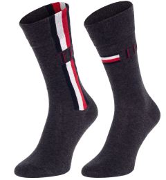 Снимка на Tommy Hilfiger Socks - TH MEN SOCK 2P ICONIC STRIPE grey