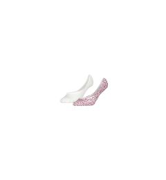 Снимка на Tommy Hilfiger Socks - TH WOMEN BALLERINA 2P TH BLOCK LOGO White, Pink