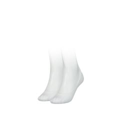 Снимка на Tommy Hilfiger Socks - TH WOMEN FOOTIE 2P TH BURN OUT white