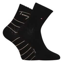 Снимка на Tommy Hilfiger Socks - TH WOMEN SHORT SOCK 2P TOMMY BRETON STRIPE black