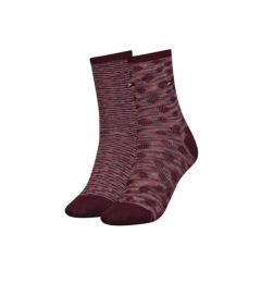 Снимка на Tommy Hilfiger Socks - TH WOMEN SOCK 2P APPALOOSA purple