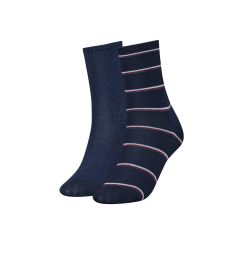 Снимка на Tommy Hilfiger Socks - TH WOMEN SOCK 2P LUREX STRIPE two-tone