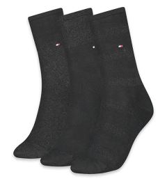 Снимка на Tommy Hilfiger Socks - TH WOMEN SOCK 3P SPARKLE GIFTBOX black