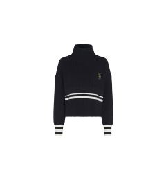 Снимка на Tommy Hilfiger Sweater - VARSITY HIGH-NK SWEATER LS black