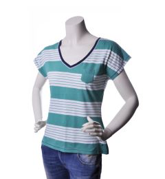 Снимка на Tommy Hilfiger T-shirt - lima stp v-nk ss green