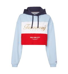 Снимка на Tommy Jeans Sweatshirt - TJW CROP ARCHIVE HOODIE blue
