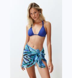 Снимка на Trendyol Abstract Patterned Mini Woven Chiffon Beach Pareo