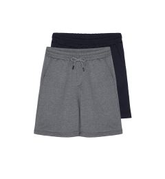 Снимка на Trendyol Anthracite-Navy Blue Basic Regular/Normal Cut Straight 2 Pack Shorts