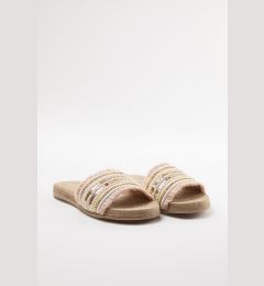 Снимка на Trendyol Beige Hand Knitted Sequined Women's Slippers