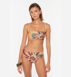 Снимка на Trendyol Bikini Bottom - Orange - Floral
