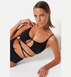 Снимка на Trendyol Black Bralet Cut Out/Windowed Bikini Top