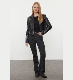 Снимка на Trendyol Black High Waist Flare Jeans