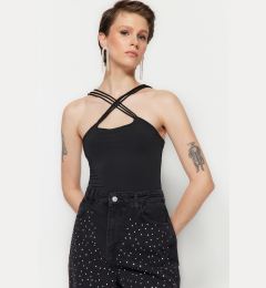 Снимка на Trendyol Black Knitted Snaps Connect Body