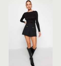 Снимка на Trendyol Black Pocket Detailed Woven Short Skirt