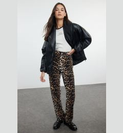 Снимка на Trendyol Black Regular Fit Faux Leather Jacket