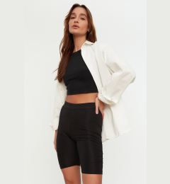 Снимка на Trendyol Black Ruffle Detailed Knitted Leggings