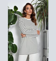 Снимка на Trendyol Black Striped Knitted Tunic