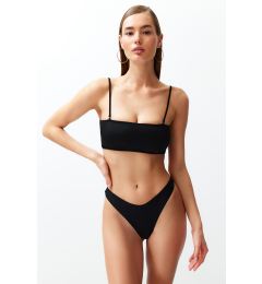 Снимка на Trendyol Black Thong Bikini Bottom