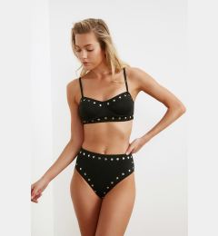 Снимка на Trendyol Black Trok Stone Bikini Bottom