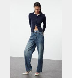 Снимка на Trendyol Blue High Waist Barrel Jeans