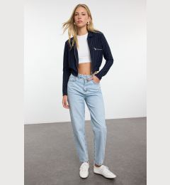 Снимка на Trendyol Blue Normal Waist Mom Jeans