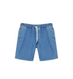 Снимка на Trendyol Blue Wide Cut Plus Size Denim Shorts