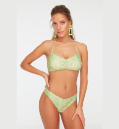 Снимка на Trendyol Crispy Floral Print Bikini Bottoms