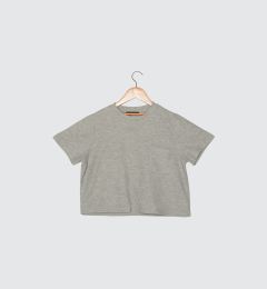 Снимка на Trendyol Crop Knitted T-Shirt WITH Grey Pocket Detail