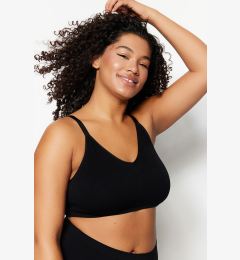 Снимка на Trendyol Curve Black Cupless Strappy Seamless Bralette Bra