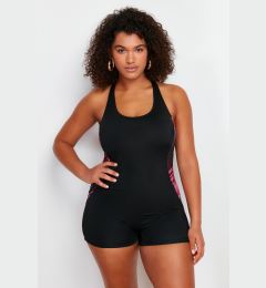 Снимка на Trendyol Curve Black Deep V Swimsuit