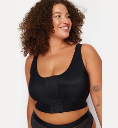 Снимка на Trendyol Curve Black Hook-and-loop Medical Soft Touch Bra