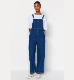 Снимка на Trendyol Dark Blue Denim Overalls Jumpsuit