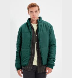 Снимка на Trendyol Dark Green Regular Fit Pocket Wind and Water Resistant Puffer Jacket