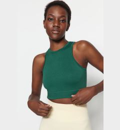Снимка на Trendyol Duck Head Green Seamless Ribbed and Lightly Supported Knitted Sports Bra