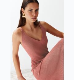 Снимка на Trendyol Dusty Rose Maxi Knitwear Basic Dress
