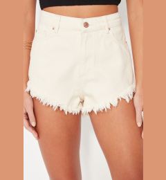 Снимка на Trendyol Ecru Denim Tassel Denim 100% Cotton Beach Shorts